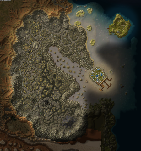 size of wow map