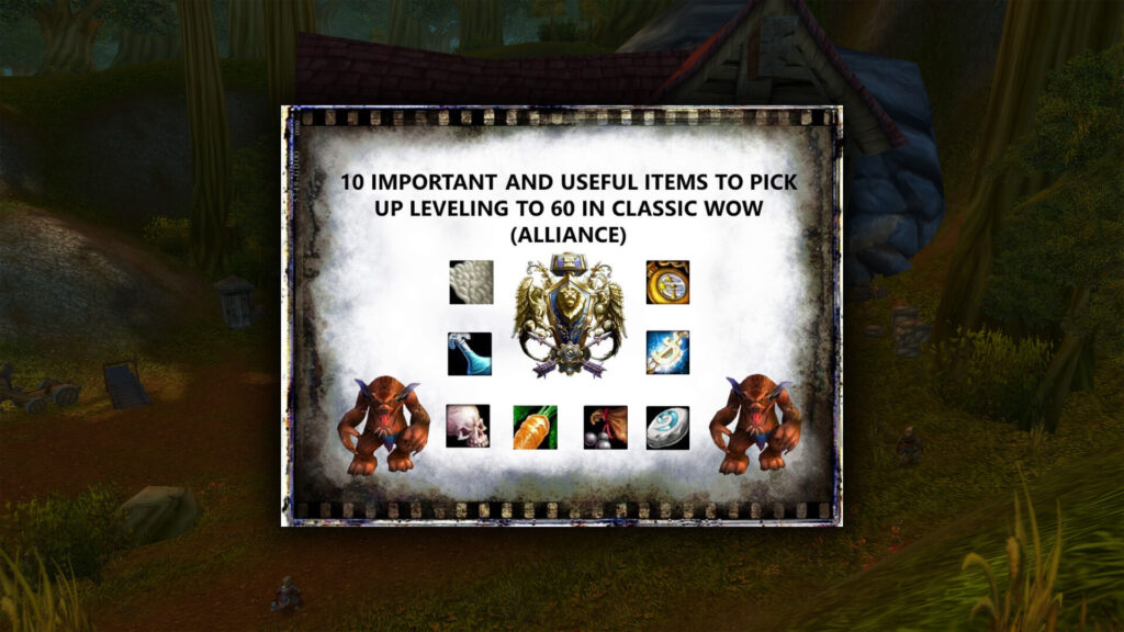 10 useful items to pick up while leveling in wow classic