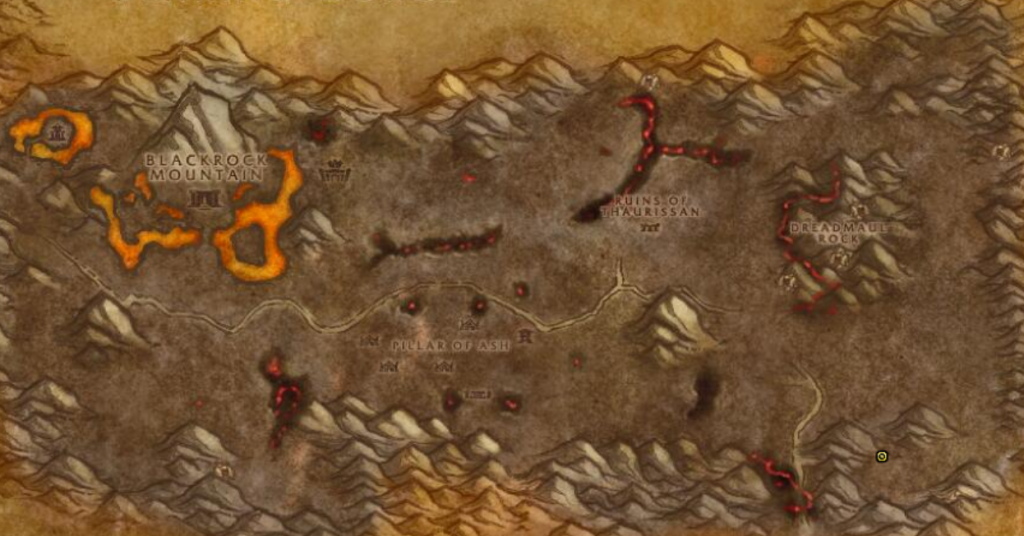 Classic Wow Onyyxia's Lair Attunement Guide Marshal Maxwell Map