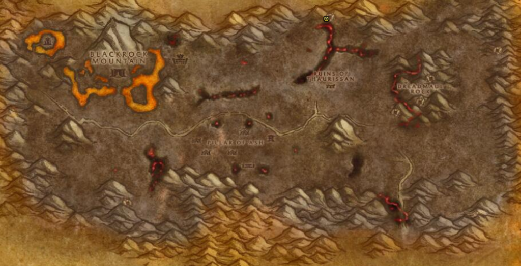 Classic Wow Onyyxia's Lair Attunement Guide Ragged John Map