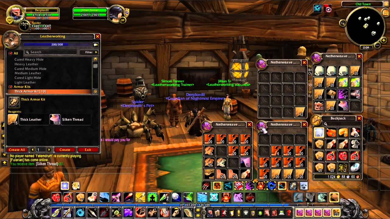 WoW Classic Leatherworking Guide 1-300 Warcraft