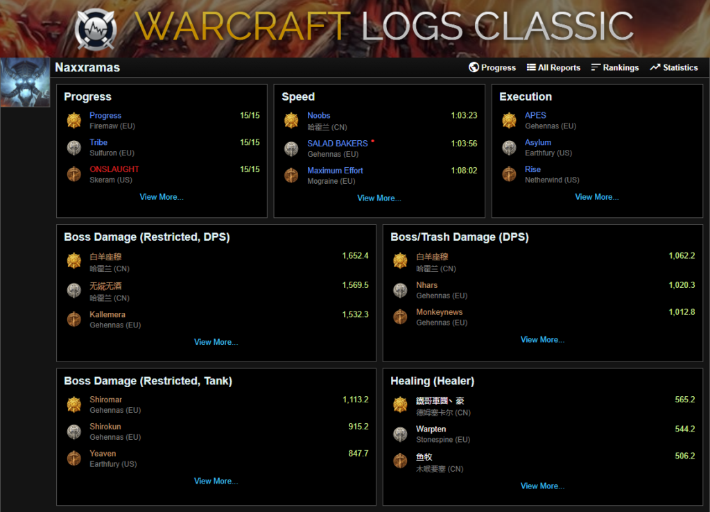 warcraft logs classic