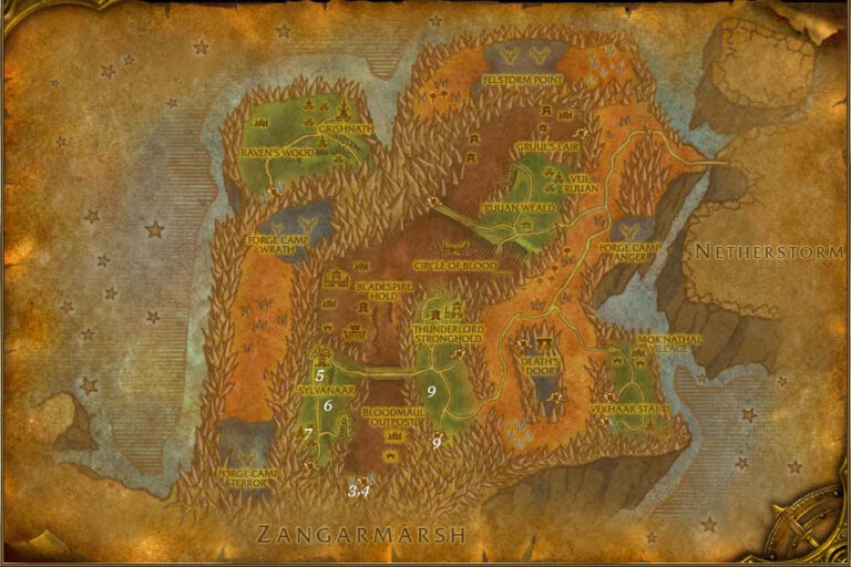 Alliance Leveling Guide: Blade's Edge Mountains [Level 67-68] - (TBC ...