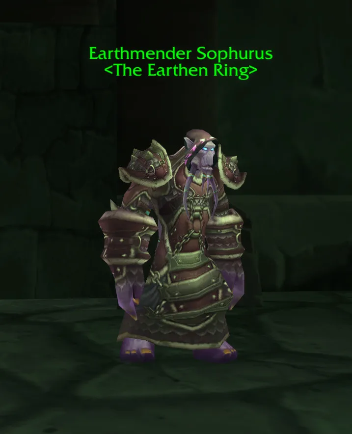 earthmender sophurus tbc wow