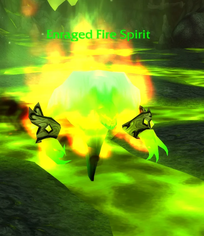 enraged fire spirit tbc wow