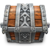 solid iron chest