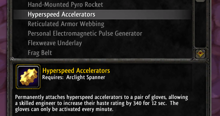 WotLK Classic Hotfixes October 7th: Engineering Tinkers, Shaman Relics ...