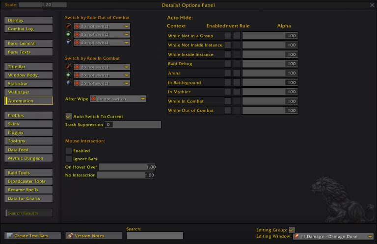 Details Damage Meter Addon Guide World Of Warcraft The War Within   Details Damage Meter Addon Options Automation 768x498 