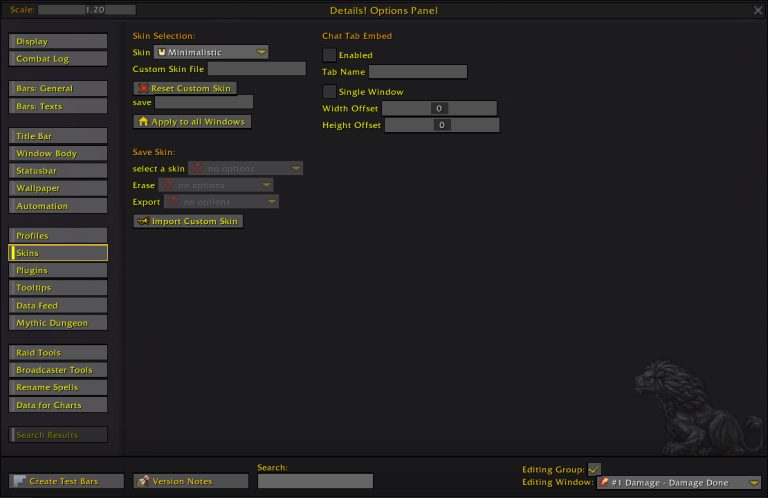 Details Damage Meter Addon Guide World Of Warcraft The War Within   Details Damage Meter Addon Options Skins 768x498 