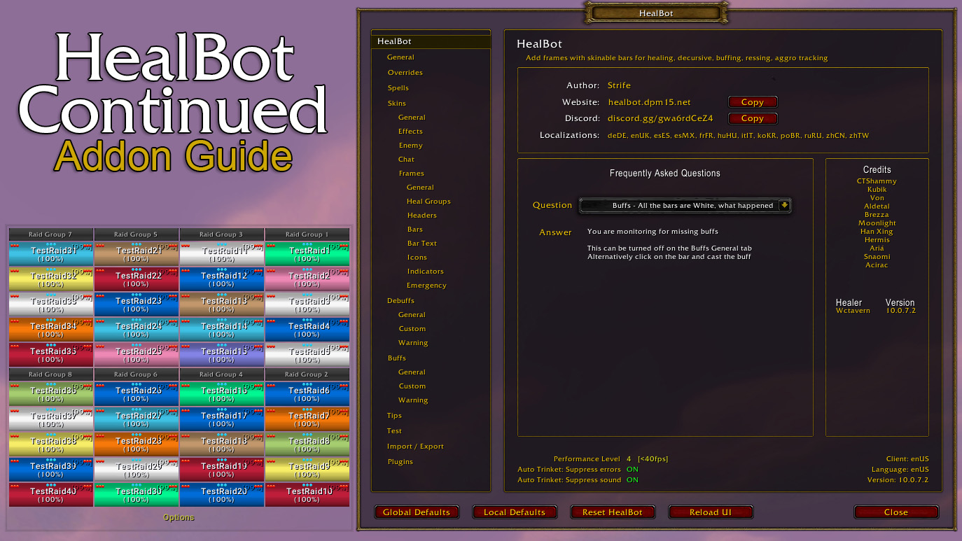 HealBot Continued Addon Guide - World Of Warcraft Dragonflight.