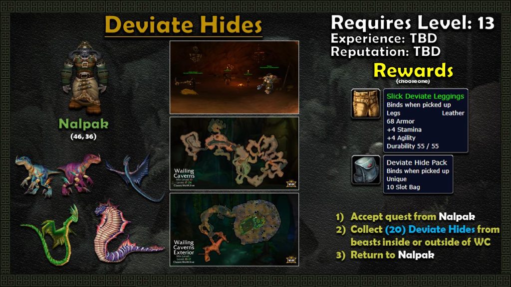 classic deviate hides