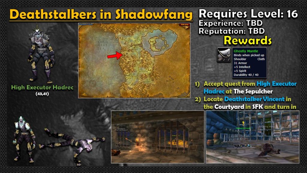 classic shadowfang keep deathstalkers in shadowfang