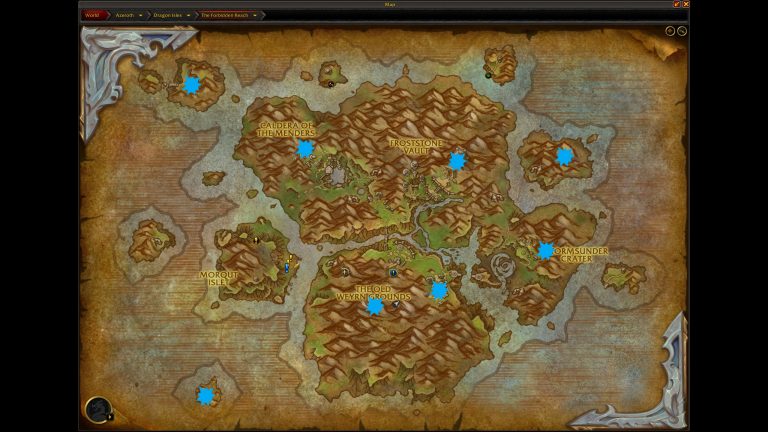 Dragonriding Tree and All Glyph Locations - World of Warcraft ...