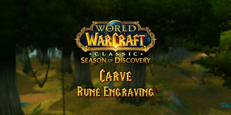 Carve Rune – Season Of Discovery (sod) - Warcraft Tavern