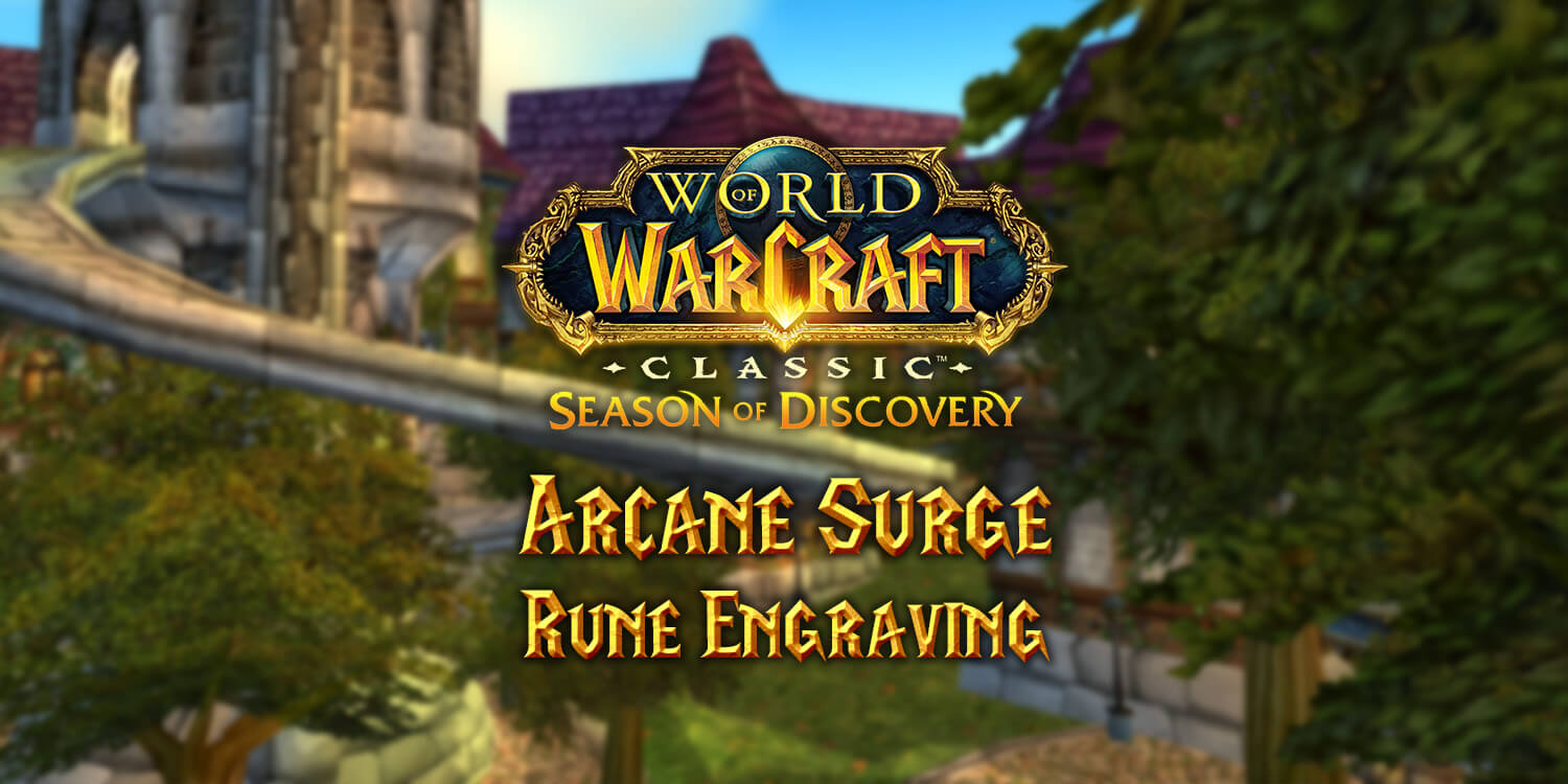 Arcane Surge Rune – Season of Discovery (SoD)