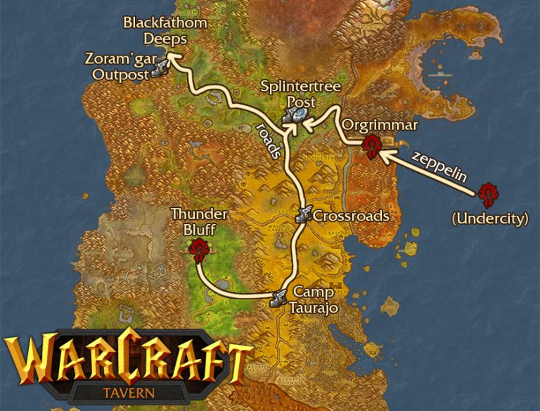 How to Get to Ashenvale in WoW Classic Warcraft Tavern