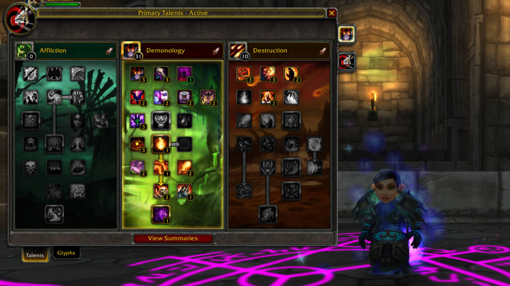 PvE Demonology Warlock Talents, Builds & Glyphs