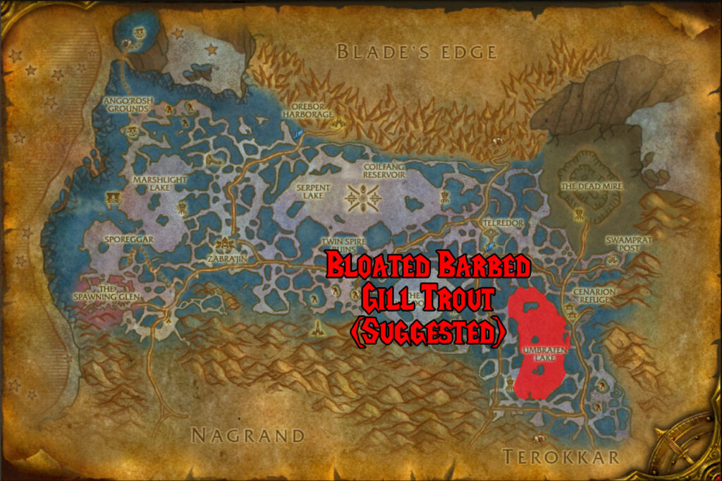 zangarmarsh outland cataclysm fishing daily quests