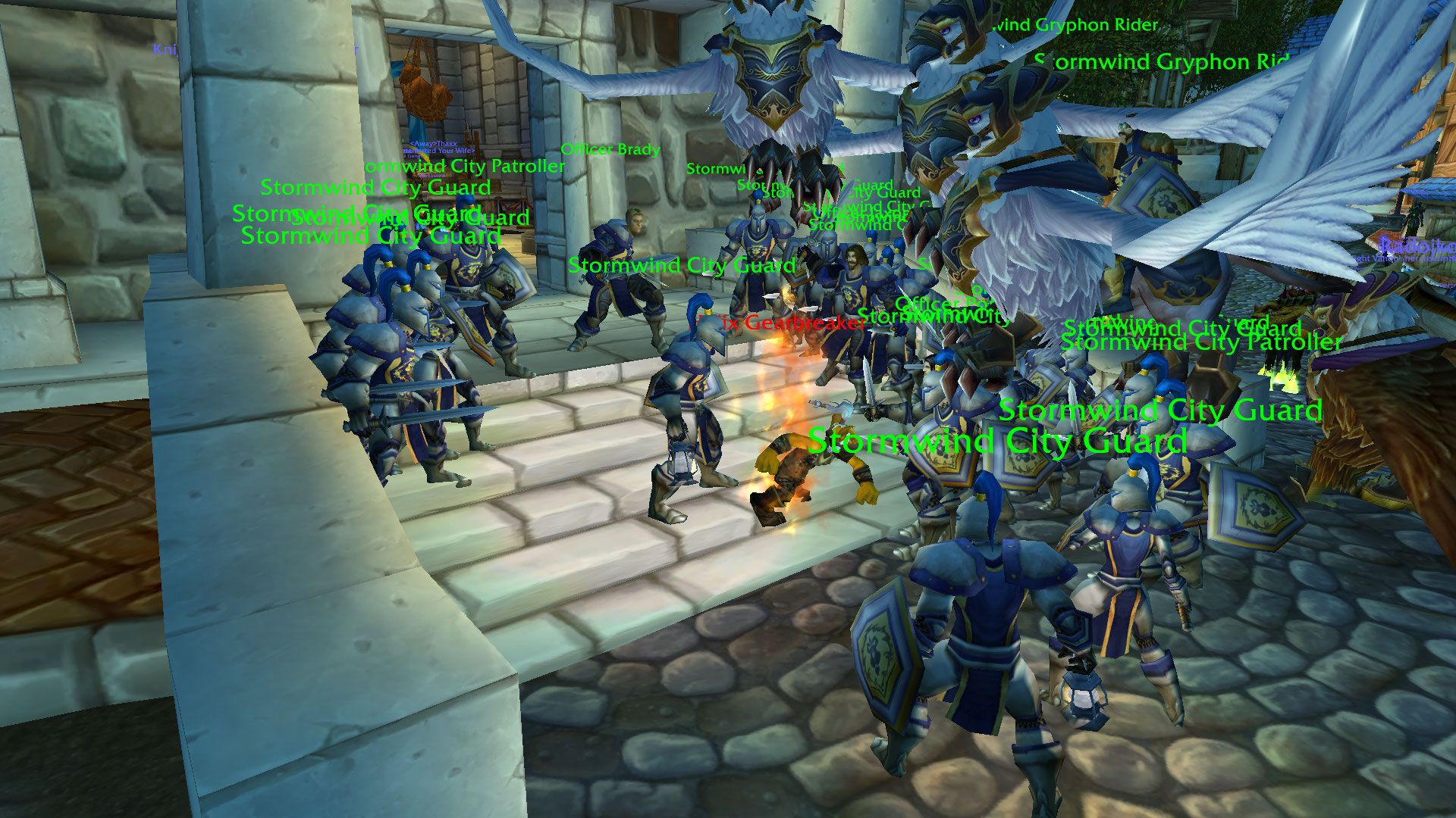 Deadmines Boss Wreaks Havoc On Stormwind City City Guard On High Alert Cataclysm Classic