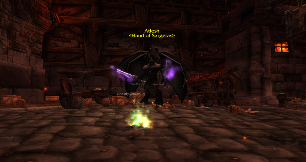 atiesh hand of sargeras boss fight atiesh quest line sod classic era