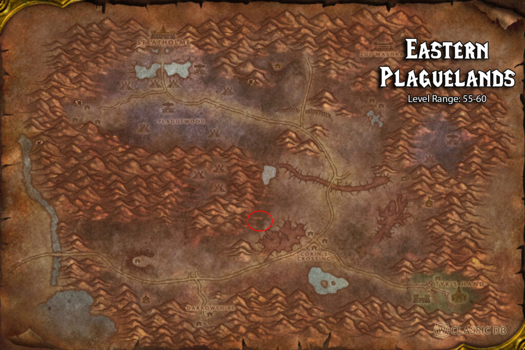 eastern plaguelands map shrine of co operation