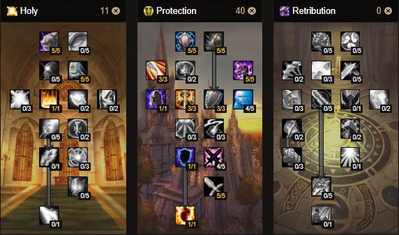 protection paladin consecration talent build phase 4 season of discovery sod