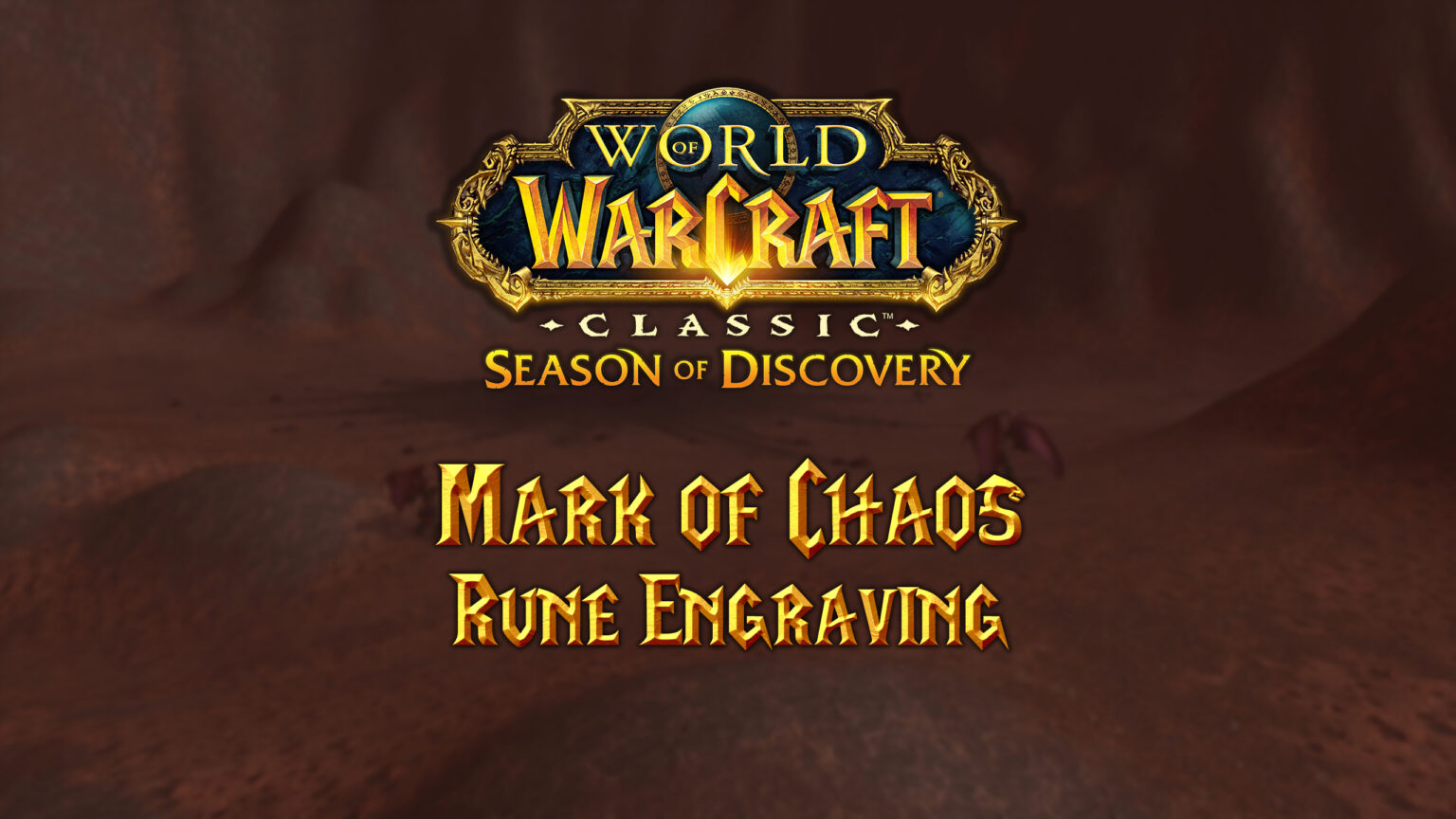 Mark of Chaos Rune – Season of Discovery (SoD) - Warcraft Tavern