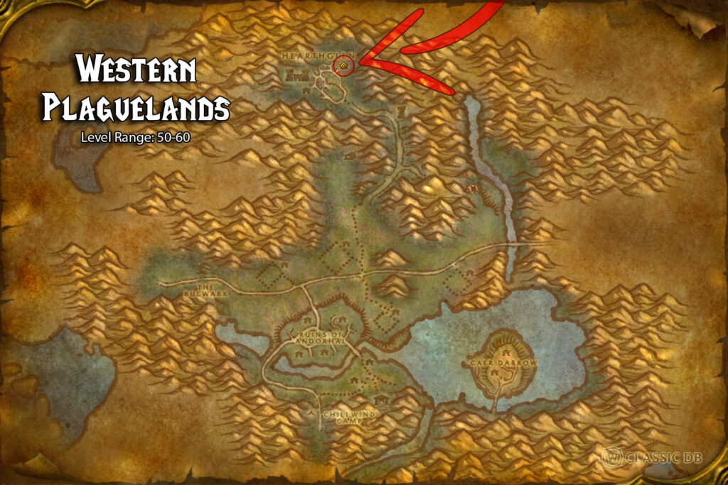 where to find arcane specialization rune in western plaguelands