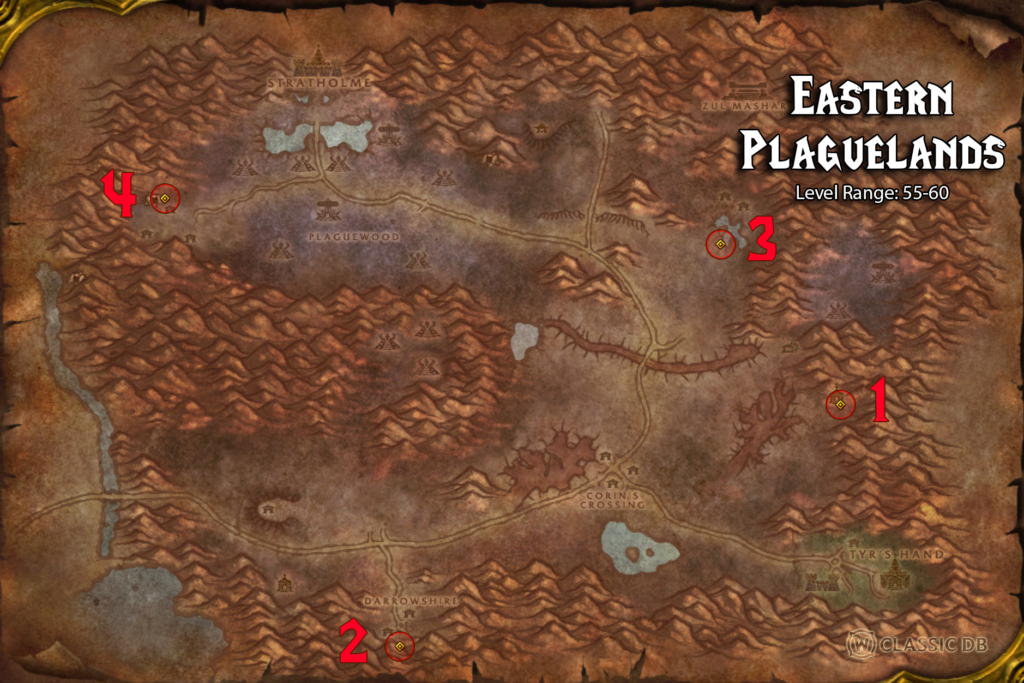 where to find blunderbuss rune in eastern plaguelands four pillars correct order