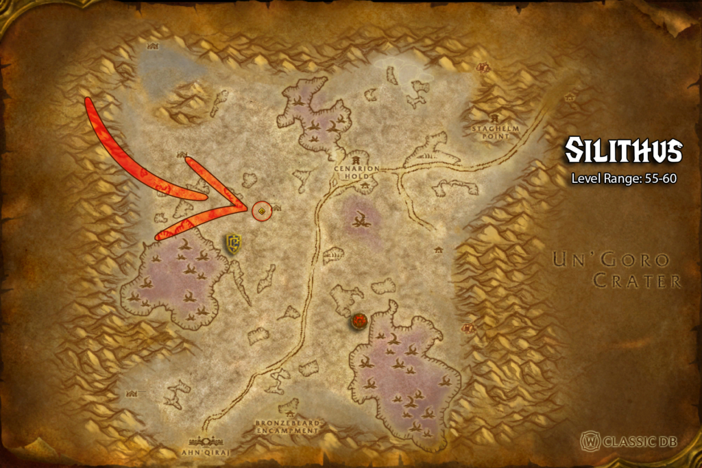 where to find fist weapon specialization rune in silithus