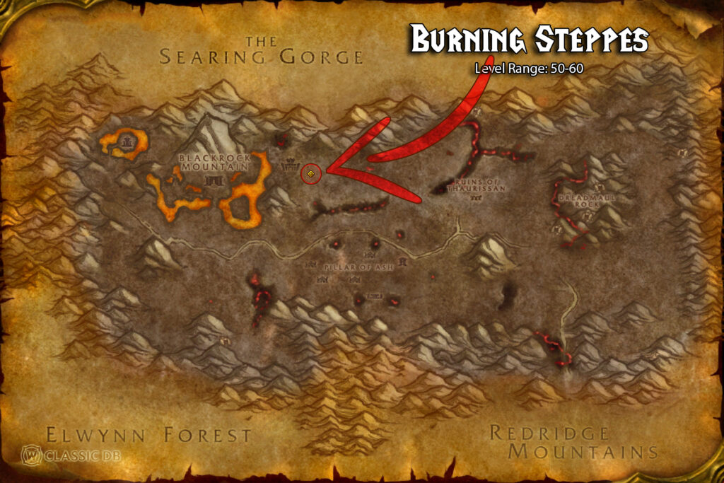 where to find fresh meat rune in burning steppes step 1