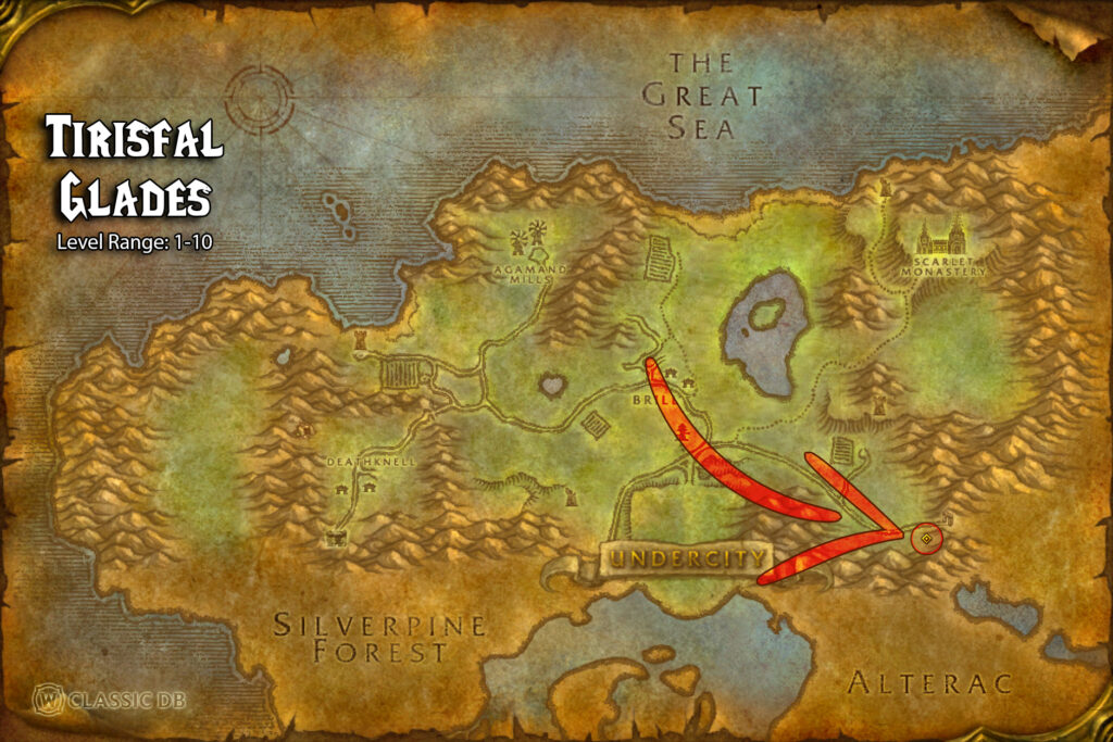 where to find mark of chaos rune in tirisfal glades prazik pilfershard