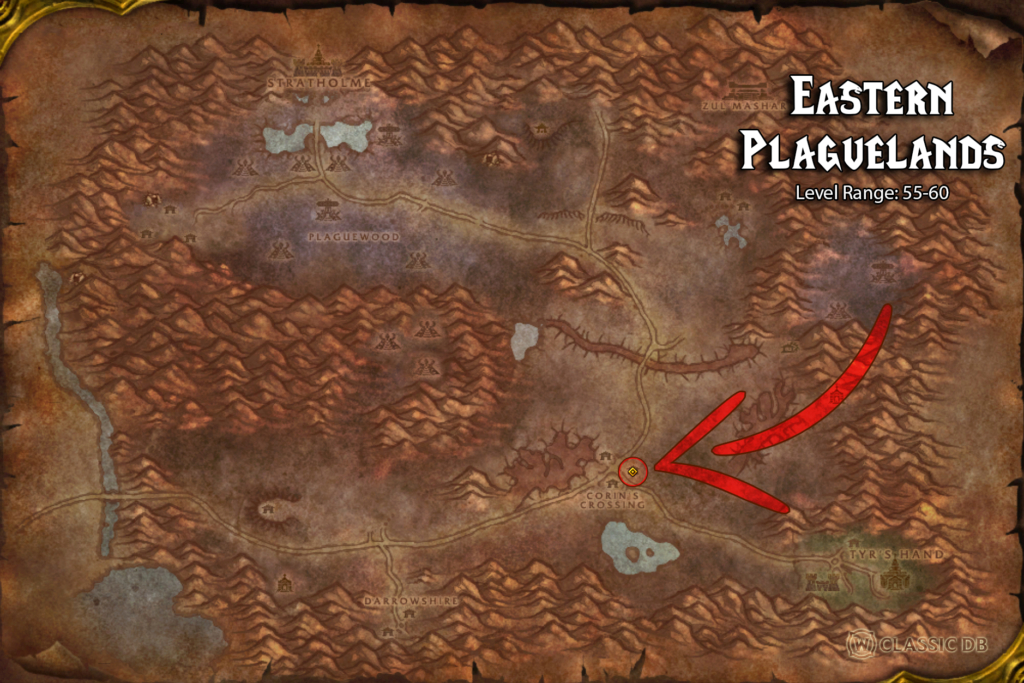 where to find shield of righteousness rune in eastern plaguelands