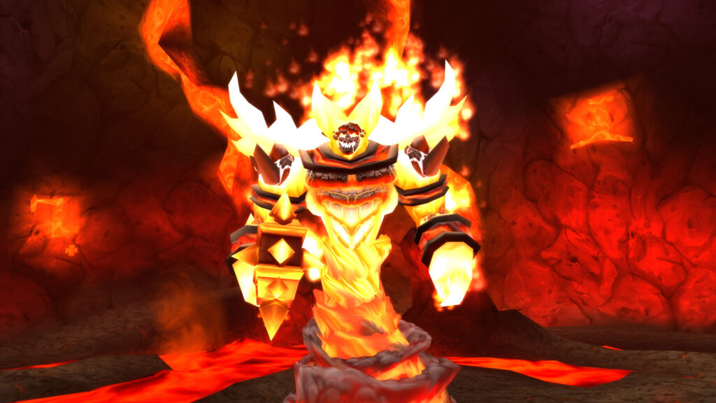 wow classic molten core ragnaros boss