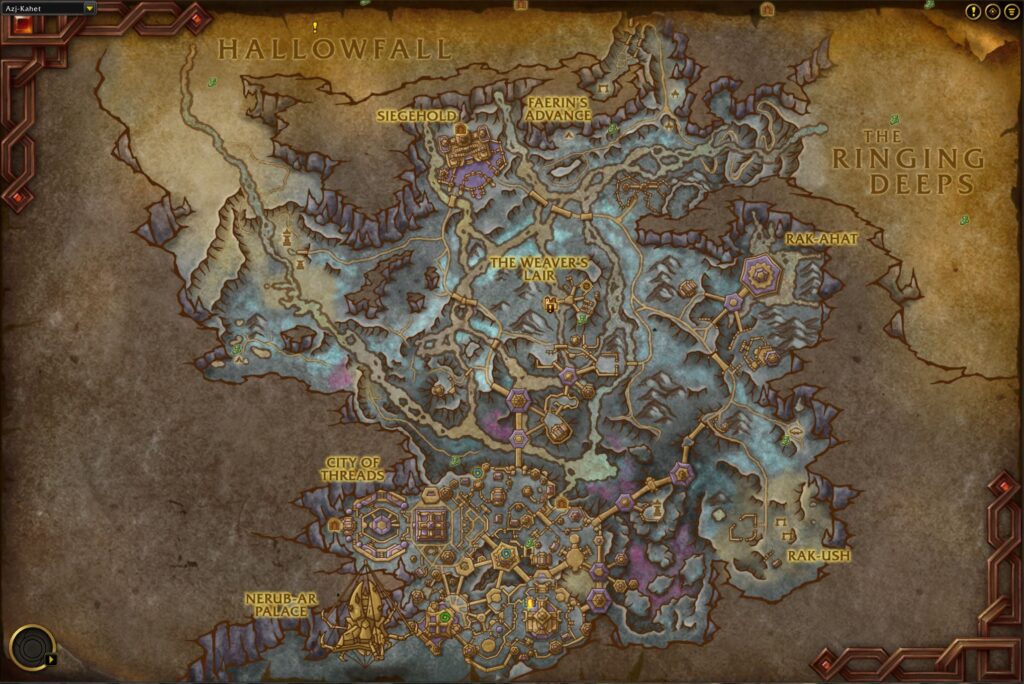 azj kahet map khaz algar world of warcraft the war within