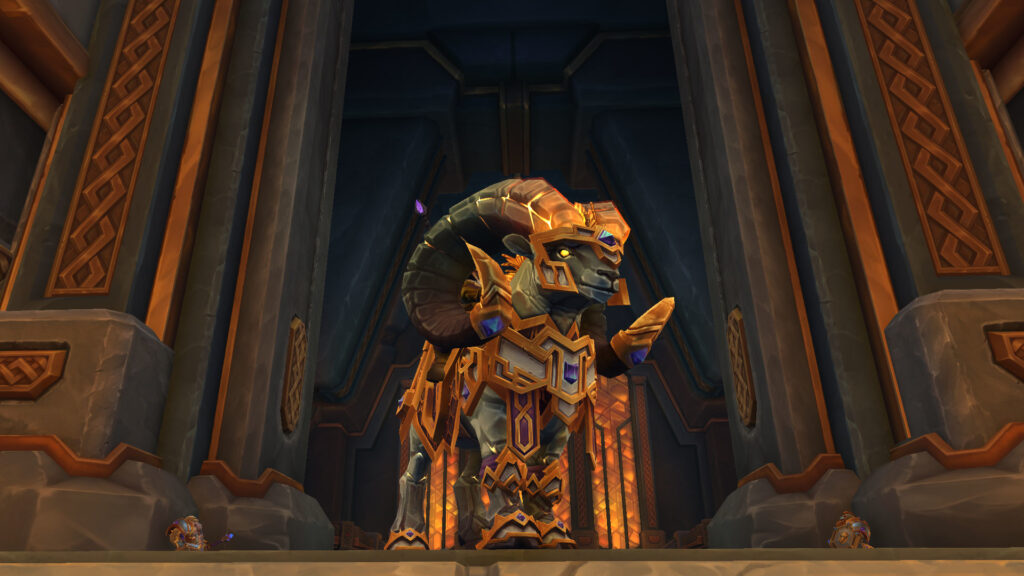 earthen allied race earthen ordinant's ramolith paladin mount