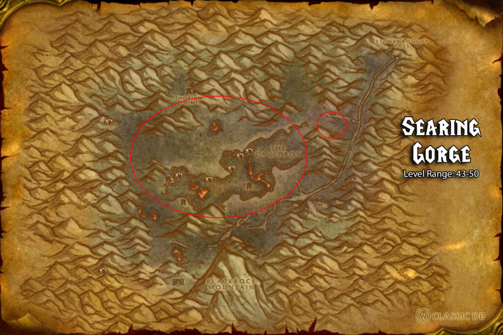 firefighting quest location searing gorge blackrock eruption event