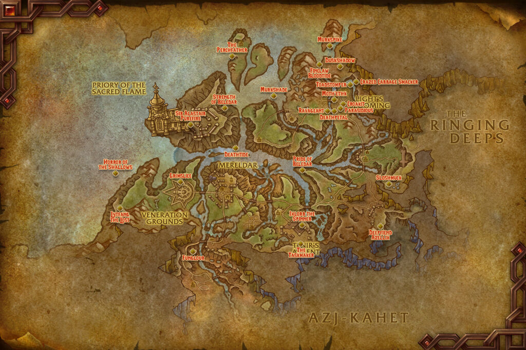 hallowfall khaz algar rare locations and achievements guide the war within final