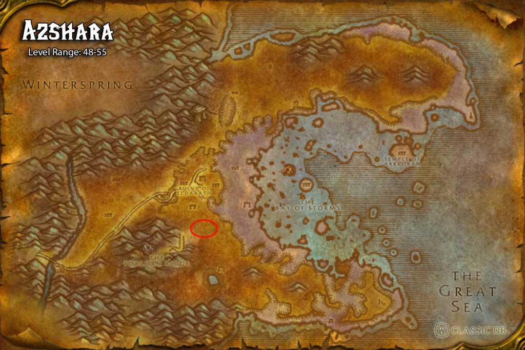 peter galen dragonscale leatherworking azshara sod map location