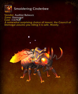 Reins of the Soaring Meaderbee - Flaming Bee Mount Guide - World of ...