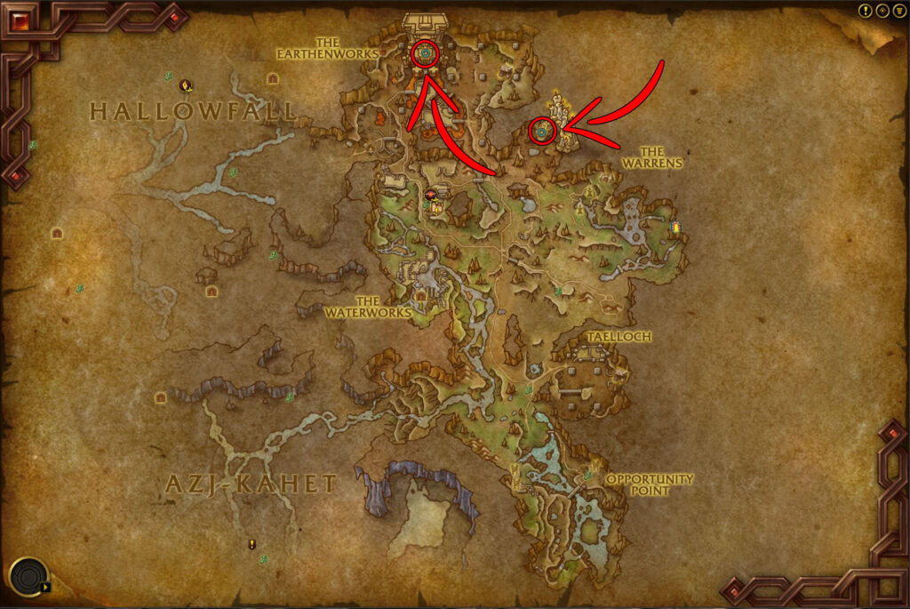 the ringing deeps dungeon locations khaz algar world of warcraft the war within