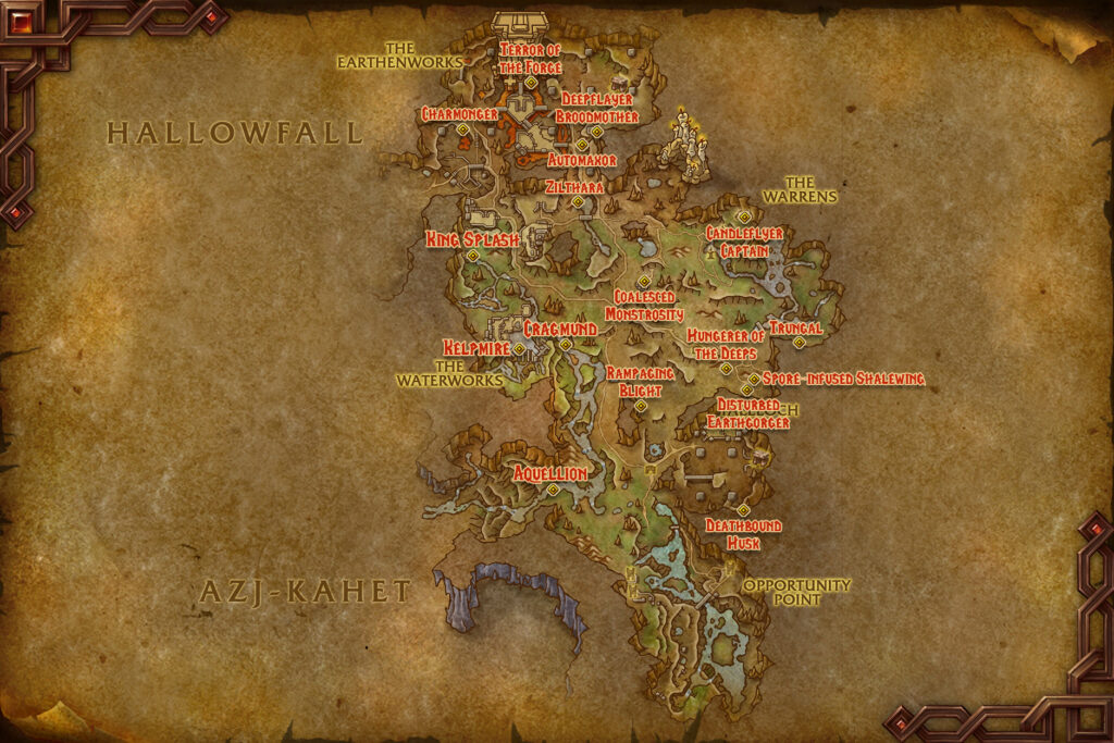 the ringing deeps khaz algar rare locations and achievements guide the war within