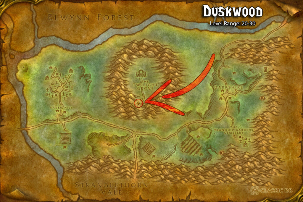 how to find gore rune 1 duskwood falinar