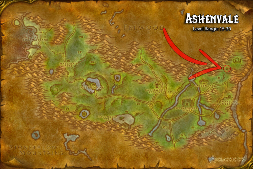 how to find gore rune 2 ashenvale kyleen