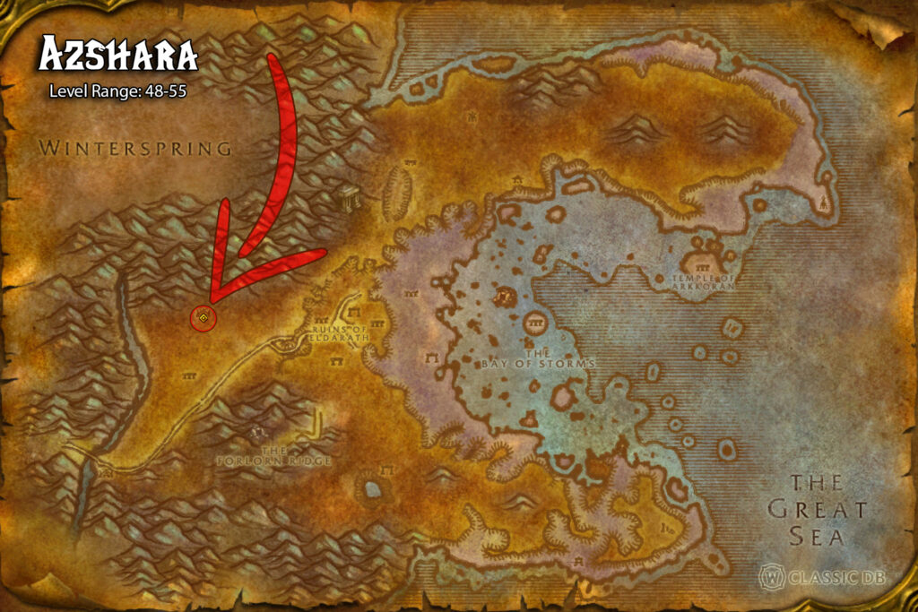 treatise of the falcon hunter aspect sod world of warcraft azshara map