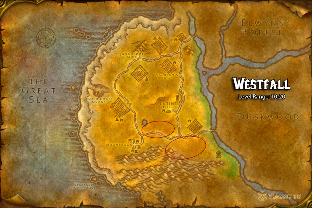 where to find druid savage roar rune alliance in westfall step 1