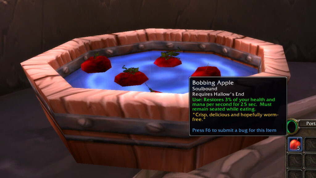 bobbing apple