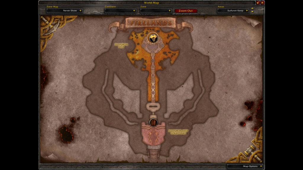 firelands last section map