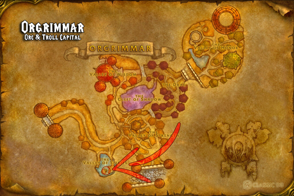 where to find binding heal rune orgrimmar dietrich praice