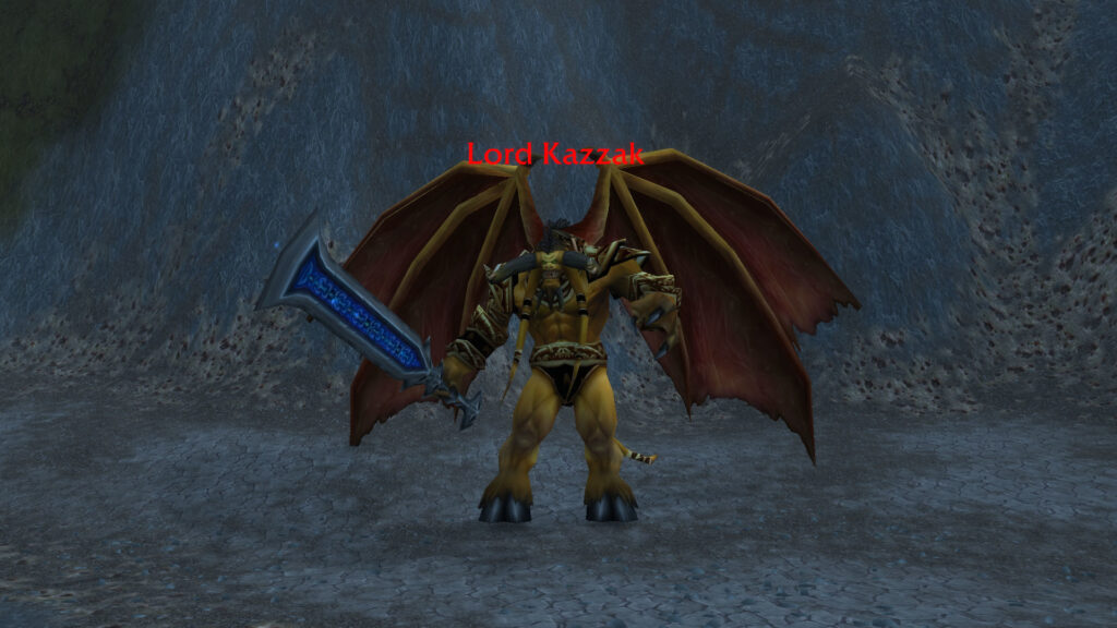 wow anniversary world boss lord kazzak